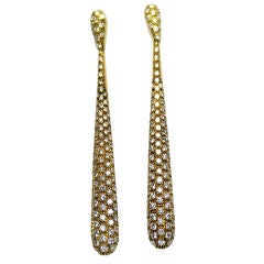 Long and Elegant Diamond Earrings