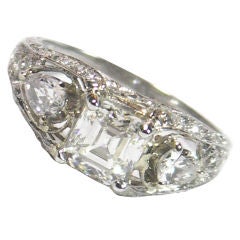 Antique TIFFANY & CO. Platinum Engagement Ring