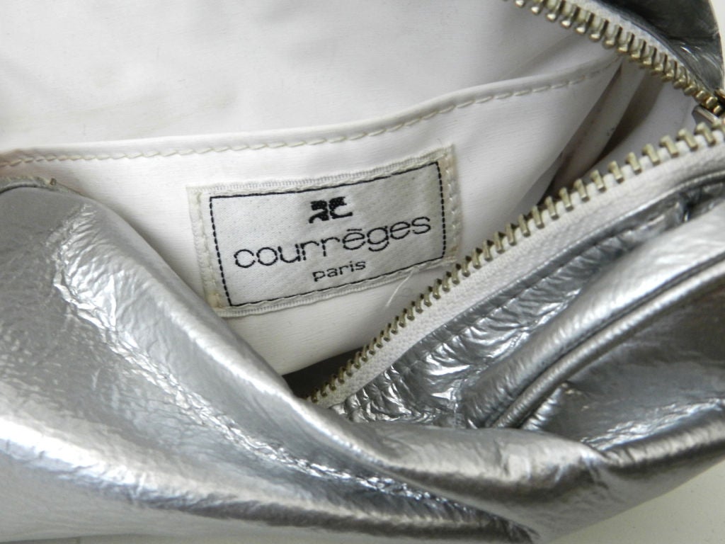Women's Courreges Silver Space-Age Bag