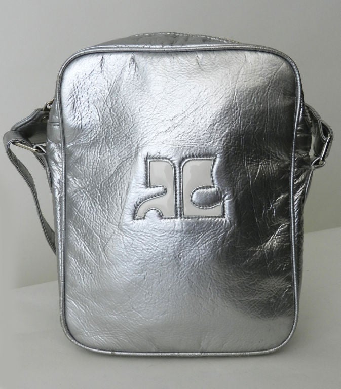 Courreges Silver Space-Age Bag 1