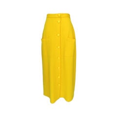 Sonia Rykiel Yellow Skirt