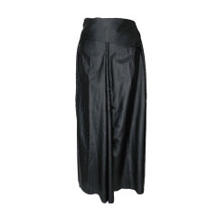 Issey Miyake Long Shiny Black Skirt Issey Miyake Long Shiny Black Skirt