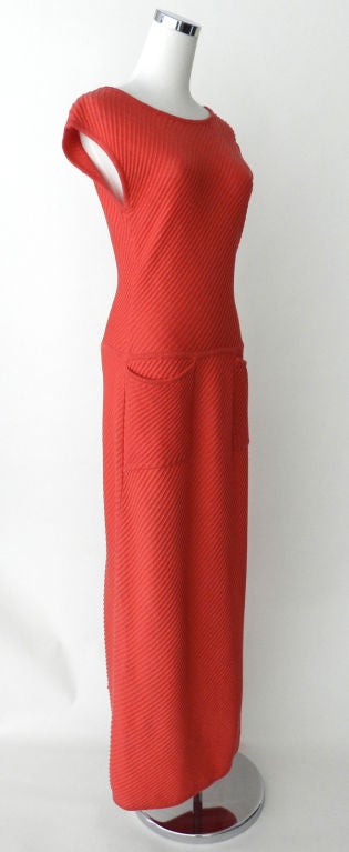Vintage Chloe Salmon Knit Dress