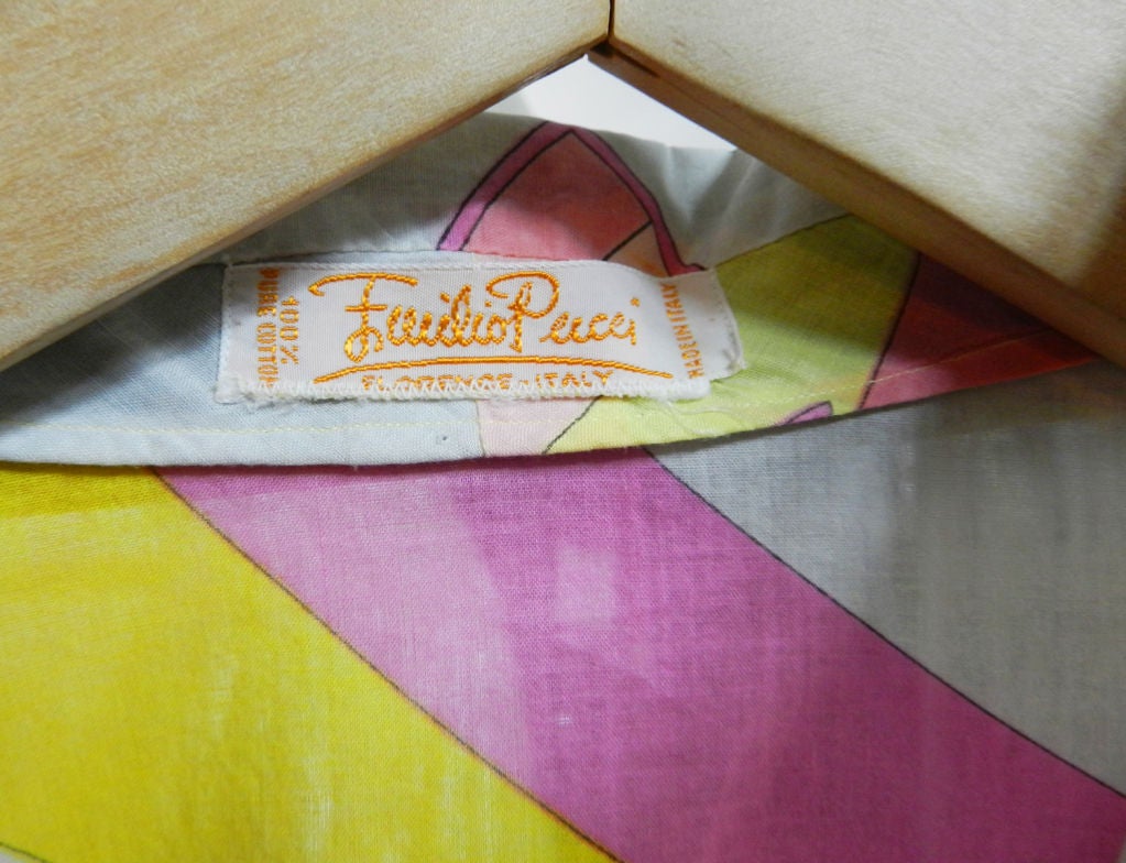 Emilio Pucci Yellow/Pink Skirt and Top