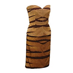 Vintage Valentino Tiger Strip Buster and Skirt