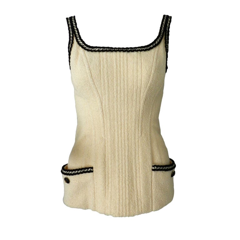 Iconic Chanel 1993 P Runway Corset at 1stDibs