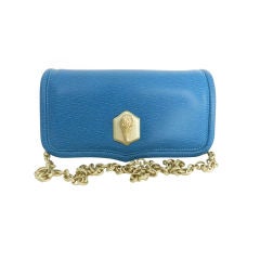 Barry Kieselstein Cord Small Blue Purse