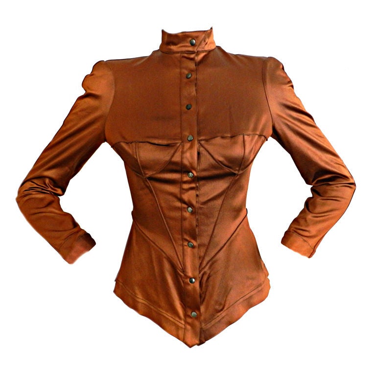Early Thierry Mugler Copper Jacket