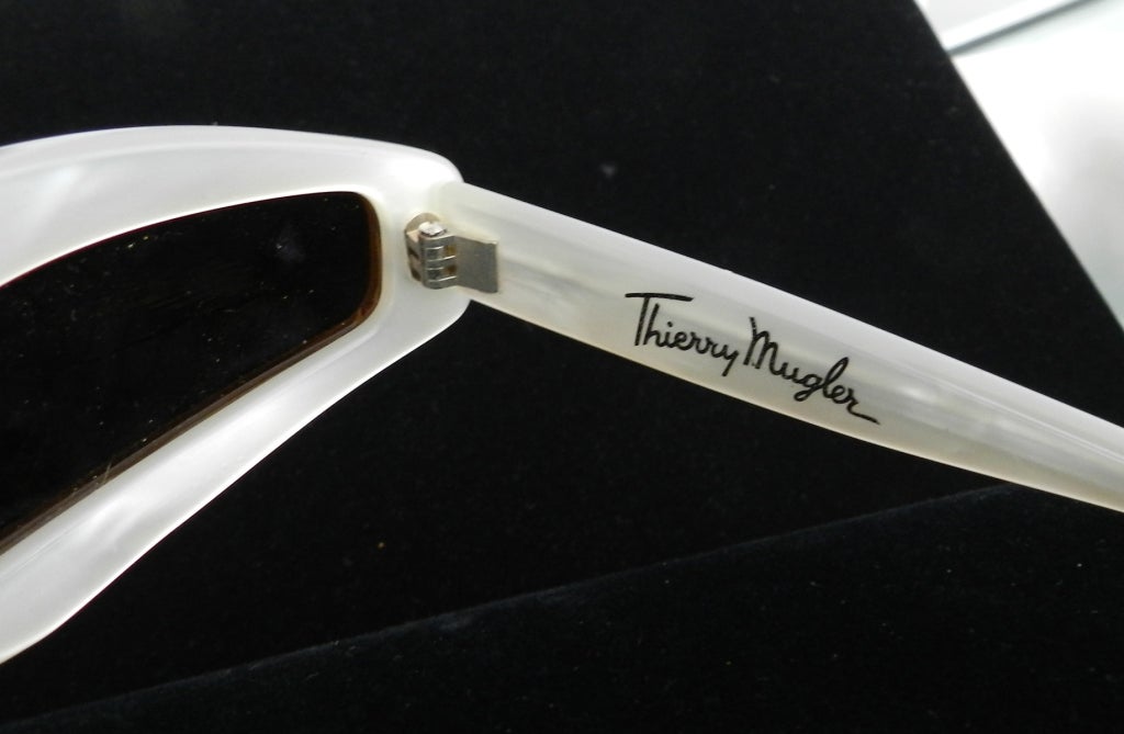 Women's Thierry Mugler Prototype Mirrored Sunglasses