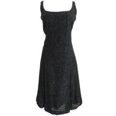 Stephen Sprouse Black Shimmer Dress