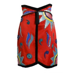 Anna de Rossi 1992 Beaded Jewelled Skirt Vintage Anna de Rossi 1992 Beaded Jewelled Skirt