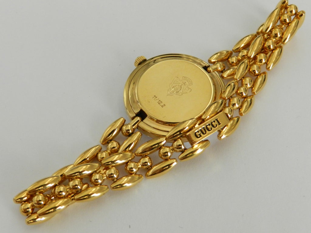 Women's Gucci Vintage Link Watch with Bezels