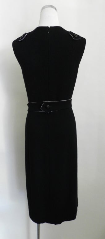 Chanel 06A Black Sleeveless Dress 1