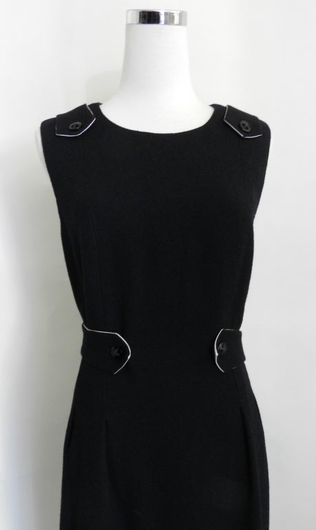 Chanel 06A Black Sleeveless Dress 2