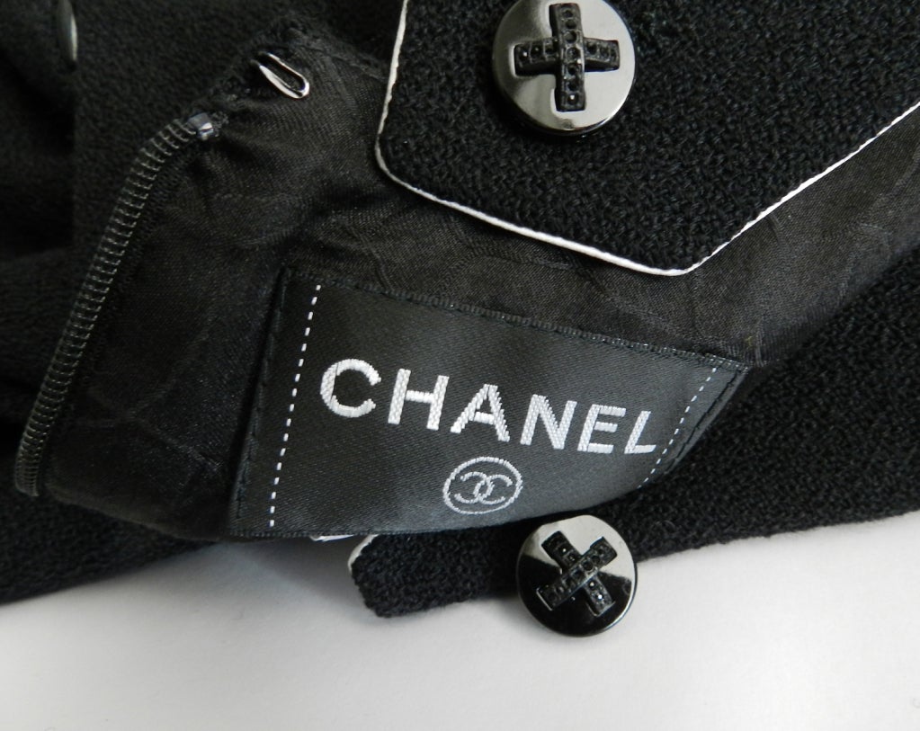 Chanel 06A Black Sleeveless Dress 3