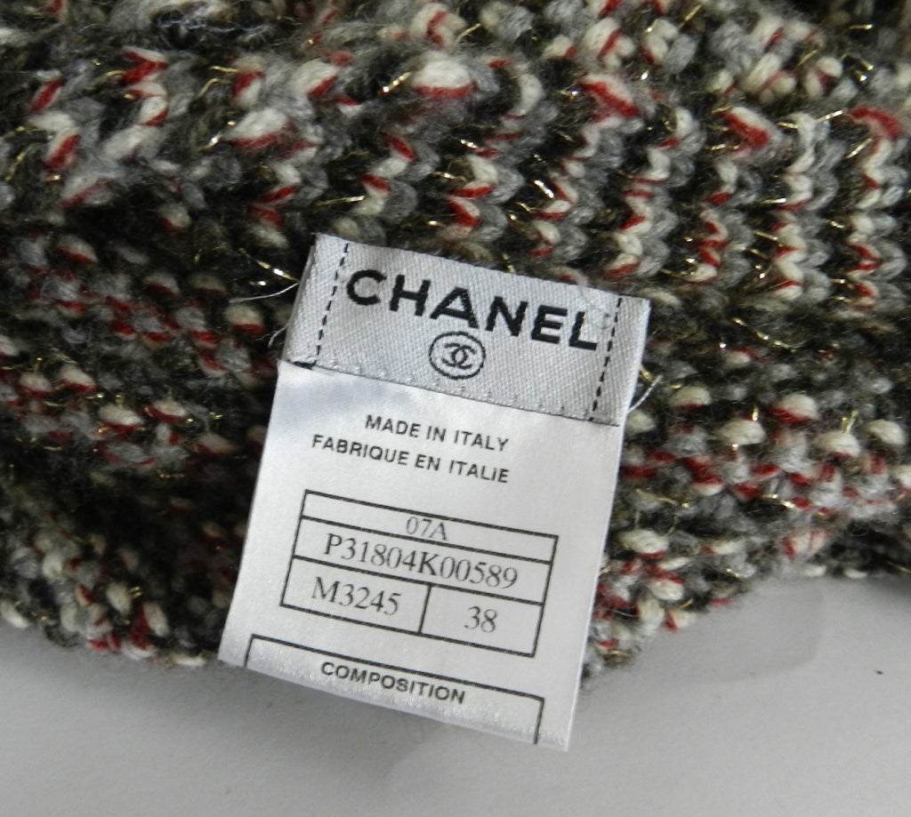 Chanel 07A Cashmere Cardigan Sweater at 1stDibs