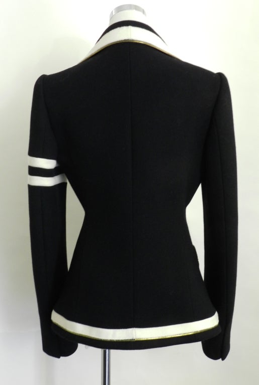 Women's Balenciaga 07A Black Wool Jacket