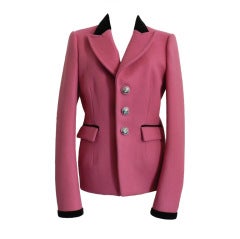 Balenciaga 07A Pink Wool Jacket