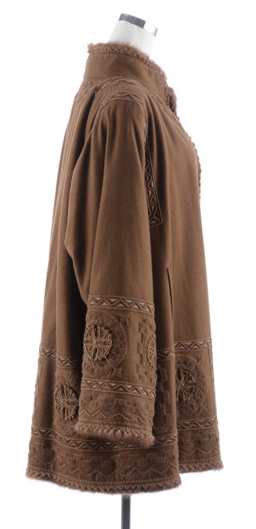 Pierre Balmain Haute Couture Sheared Mink Coat