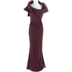 John Galliano Bias Evening Gown