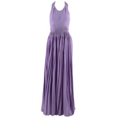 Givenchy 1970's Vintage Purple Dress