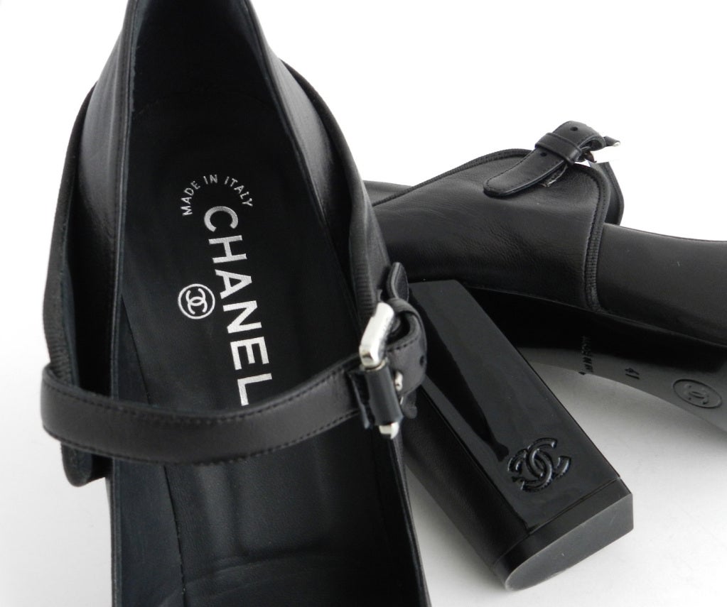 chanel mary jane heels