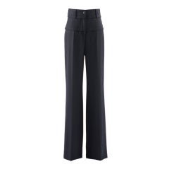 Chanel 07A Black Wool Pants