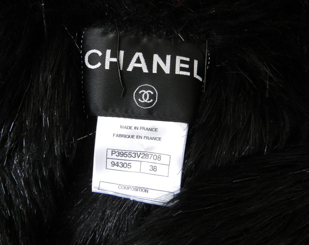 Chanel Fantasy Fur Vest with Beads 1