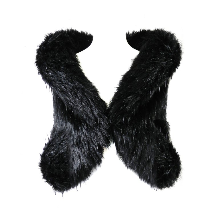 Chanel Fantasy Fur Vest with Beads