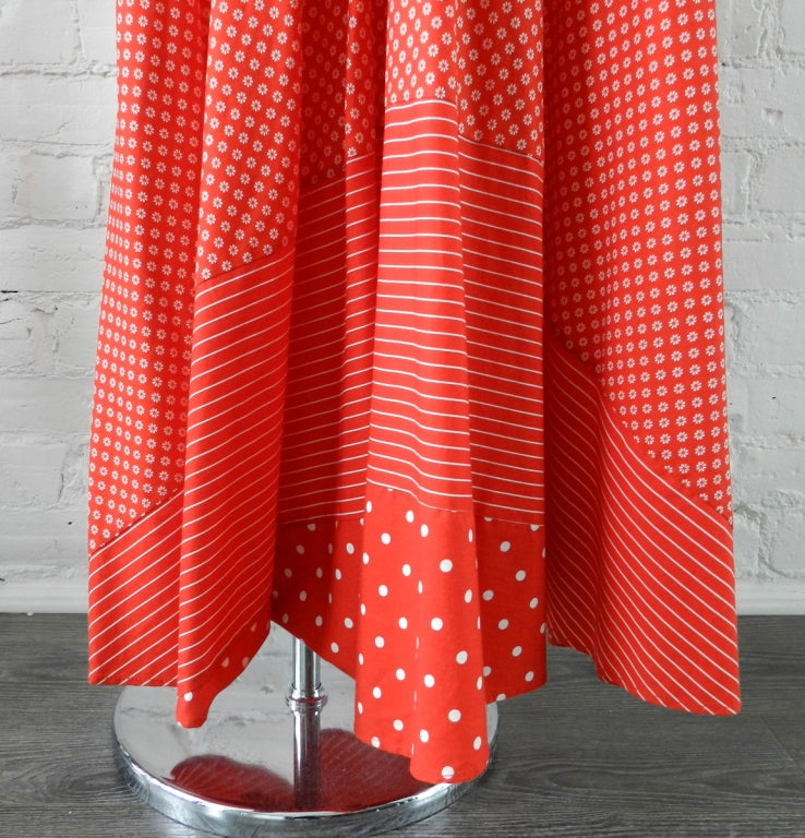 Mary Quant Vintage 1970's Red Skirt 2