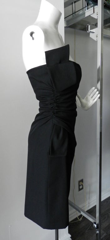Women's Valentino Little Black Strapless Dress