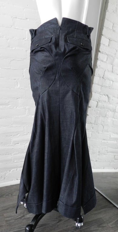 Women's Junya Watanabe Comme des Garcons 2007 S Denim Skirt
