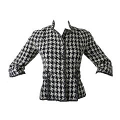 Chanel 2008 P Houndstooth Jacket