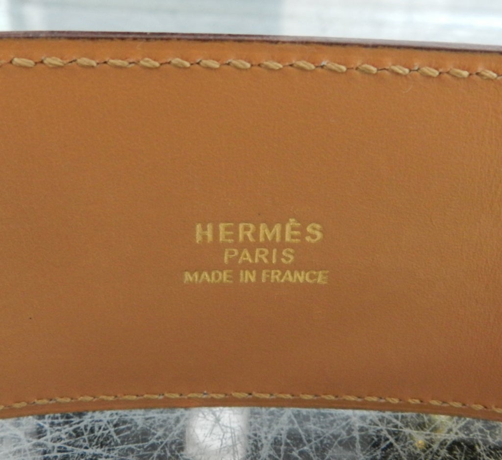 Hermes Collier de Chien Red Belt Vintage 2