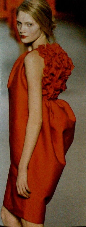 Giambattista Vali Fall 2008 Red Runway Dress In Excellent Condition In Toronto, ON