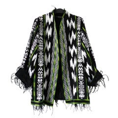 Pierre Balmain Couture Tribal Jacket with Maribou & Beads