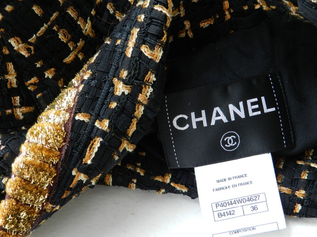 Chanel 2007 Resort Gold Tweed Jacket 3