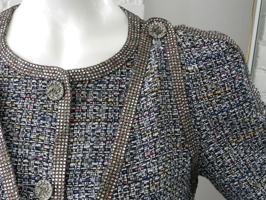 Chanel Spring 2011 Swarovski Crystal Skirt Suit 2