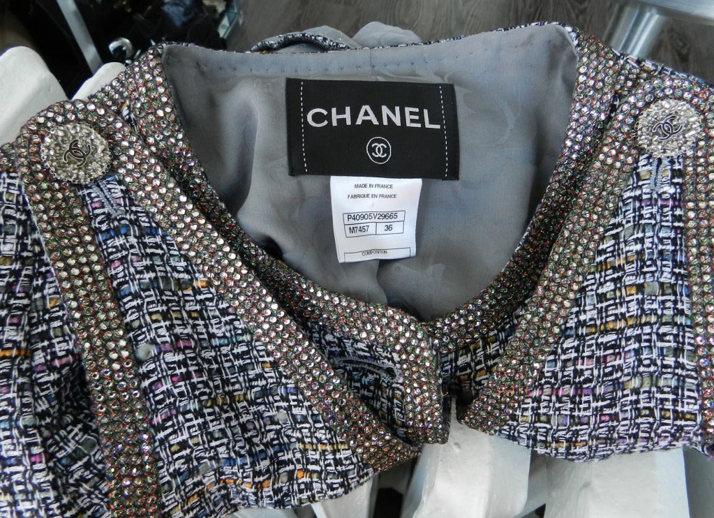 Chanel Spring 2011 Swarovski Crystal Skirt Suit 3