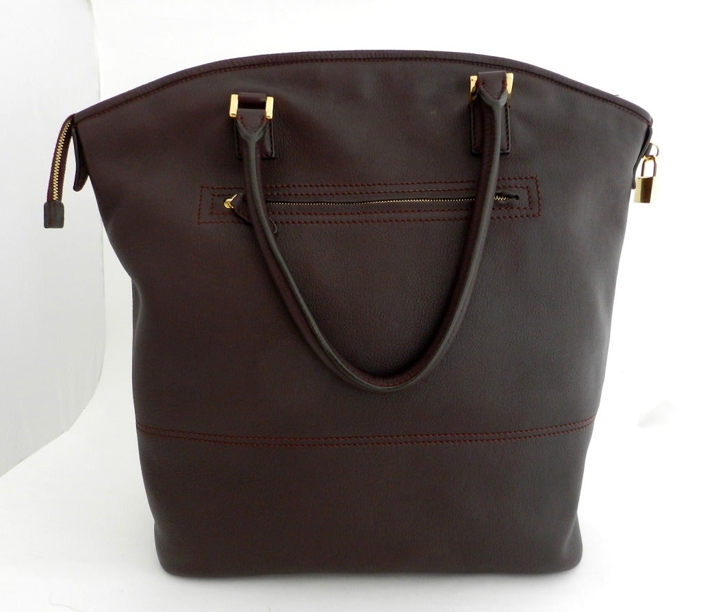 Loro Piana Large Leather Tote Bag