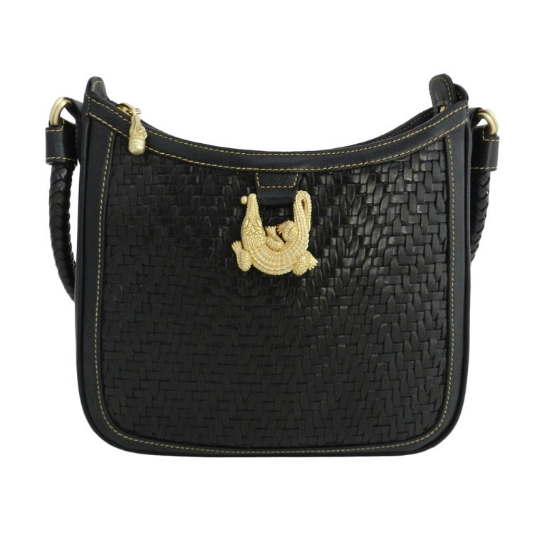 Barry Kieselstein Kord Black Woven Purse