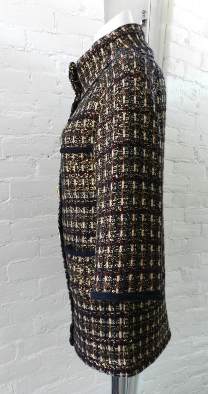 Chanel Pre-Fall 2011 Byzantine Collection Sweater Jacket In Excellent Condition In Toronto, ON