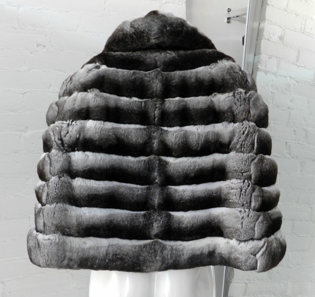 Christian Dior Chinchilla Fur Short Jacket In Excellent Condition In Toronto, ON