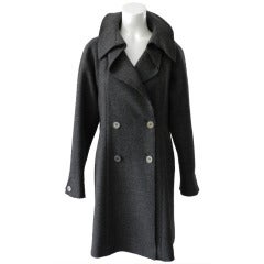 Chanel Fall 2011 Grey Wool Runway Coat
