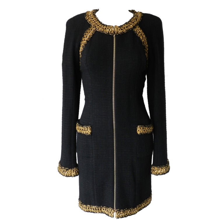 Chanel 10P Shanghai Collection Black Jacket / Dress