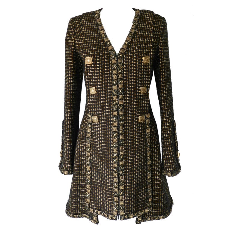 Chanel 2011 Pre-Fall Byzantine Collection Runway Jacket Dress
