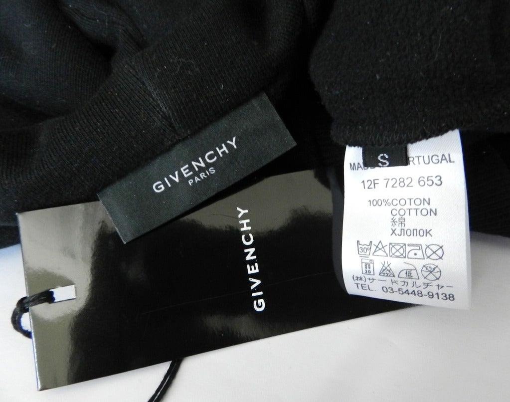 Givenchy Riccardo Tisci Rottweiler Hoodie In Excellent Condition In Toronto, ON