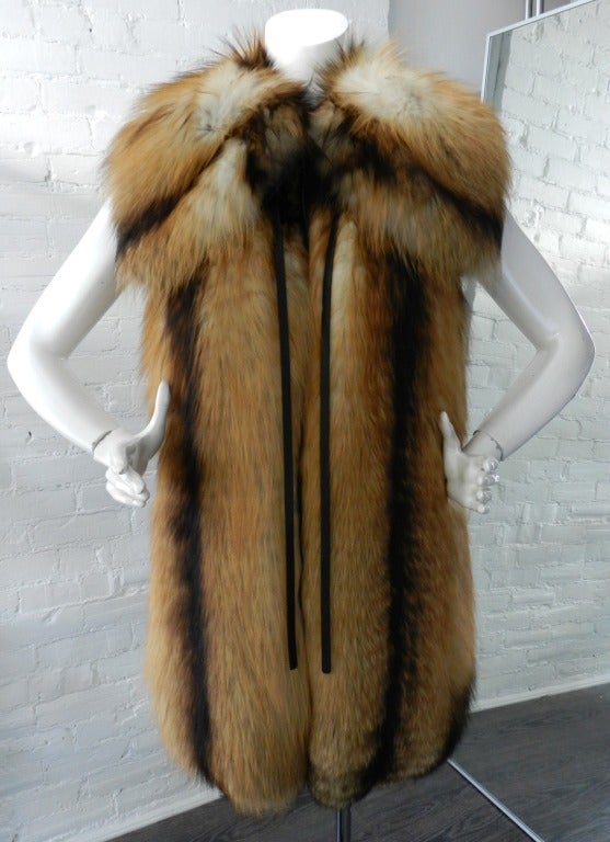 red fox vest