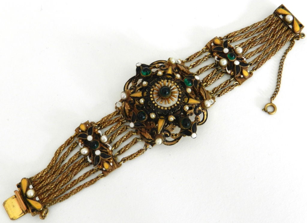 Hobe vintage Austro-Hungarian Revival Bracelet 2