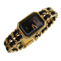 Chanel Retro Premiere Watch Gold Plated